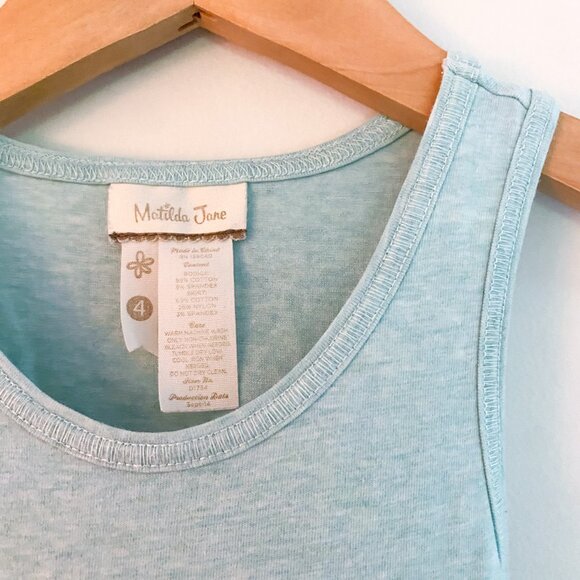 Matilda Jane Trend Setters Dress Tank Paneled Skirt Hello Lovely Girls Size 4 - Picture 5 of 6